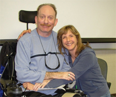 A photograph of Helen Nichols and Ron Sidell